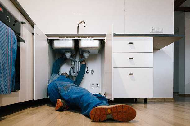 Professional Drain Cleaning technician working in Maryland Heights, MO